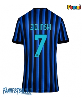 Inter Milan Piotr Zielinski #7 Tricou Fotbal Replică 2025-26 Femei Acasa